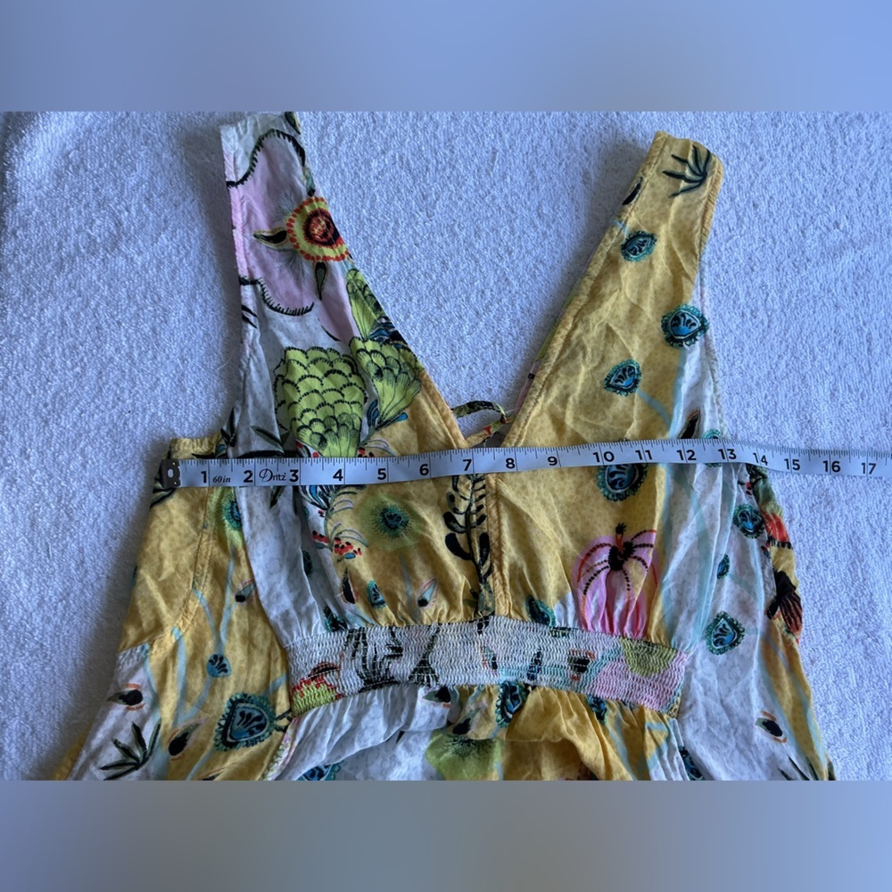 Anthropologie Yellow Floral Dress - Picture 11 of 15